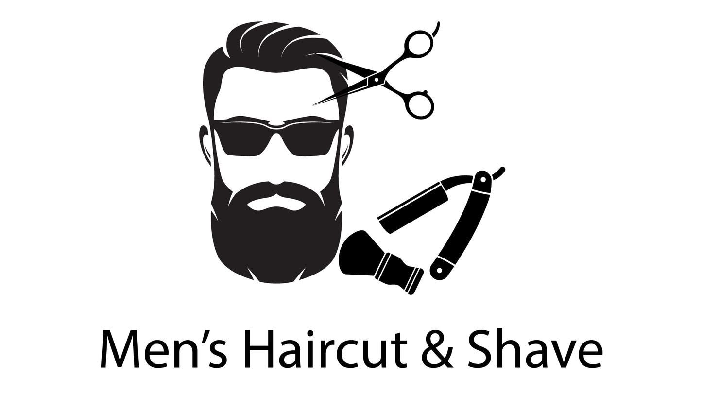 Men’s Haircut and Shave